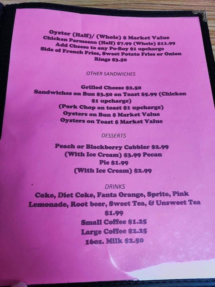 Two Sisters Creole Kitchen Menu image 3